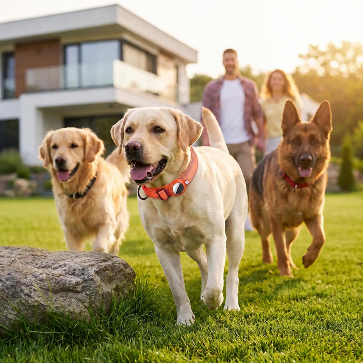 Collier GPS pour Chien Sérénity trois chiens