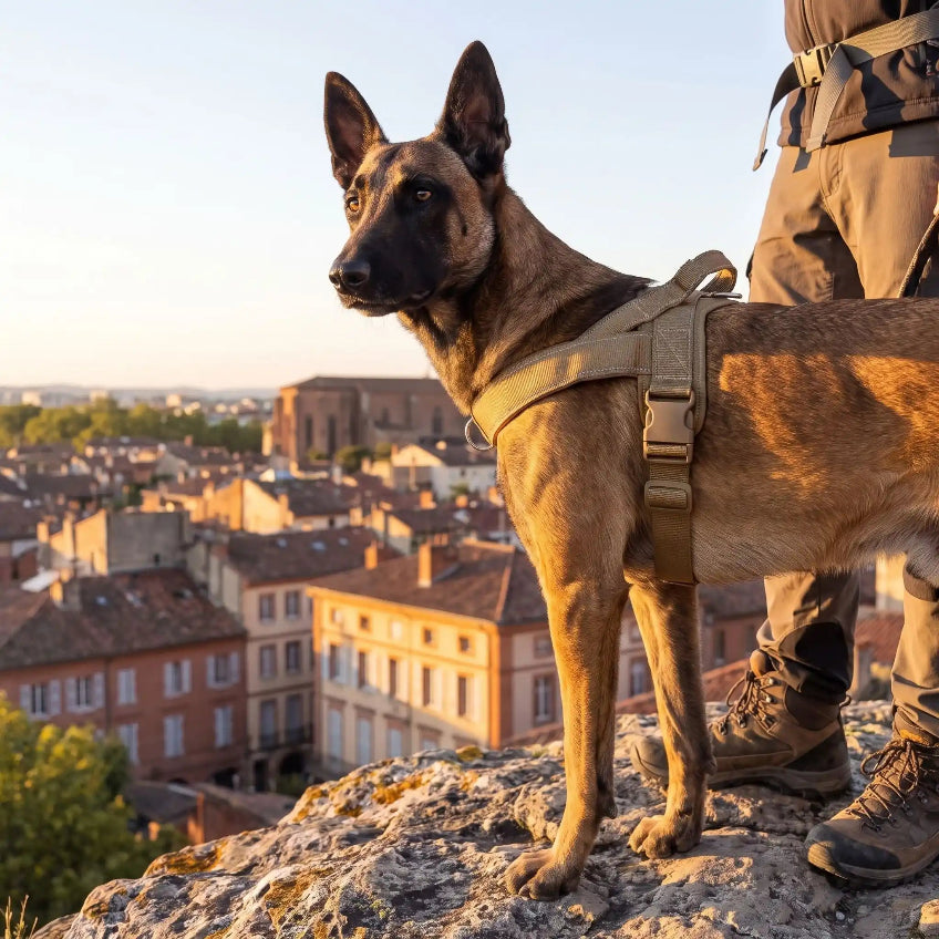 harnais chien anti traction tactique armé Toulouse